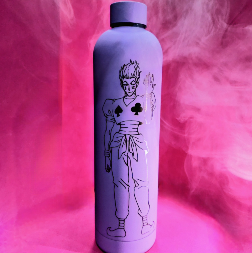Termo Hisoka HXH 1L mate Morado